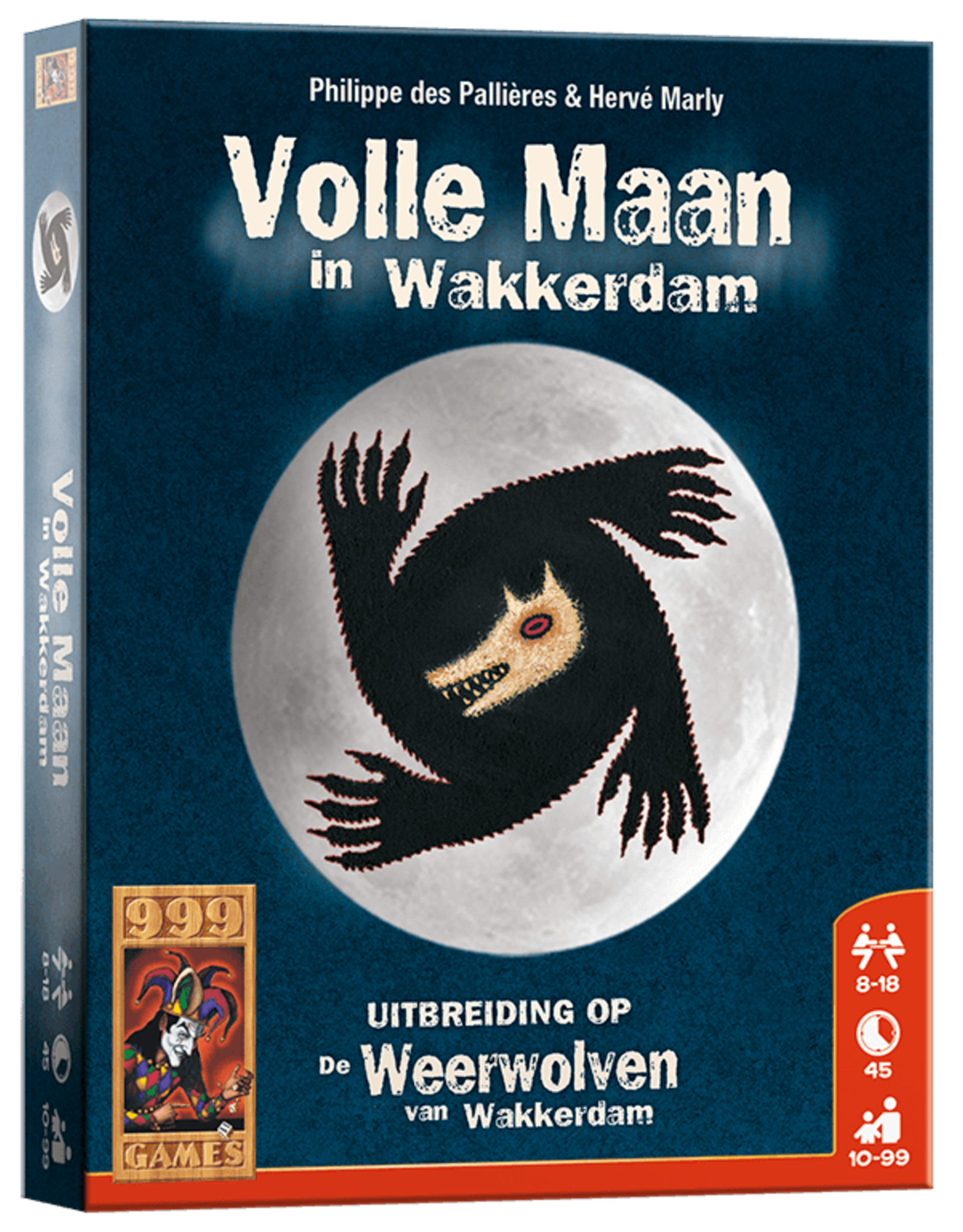 999 Games 999 Games: De Weerwolven van Wakkerdam: Volle Maan in Wakkerdam - Kaartspel