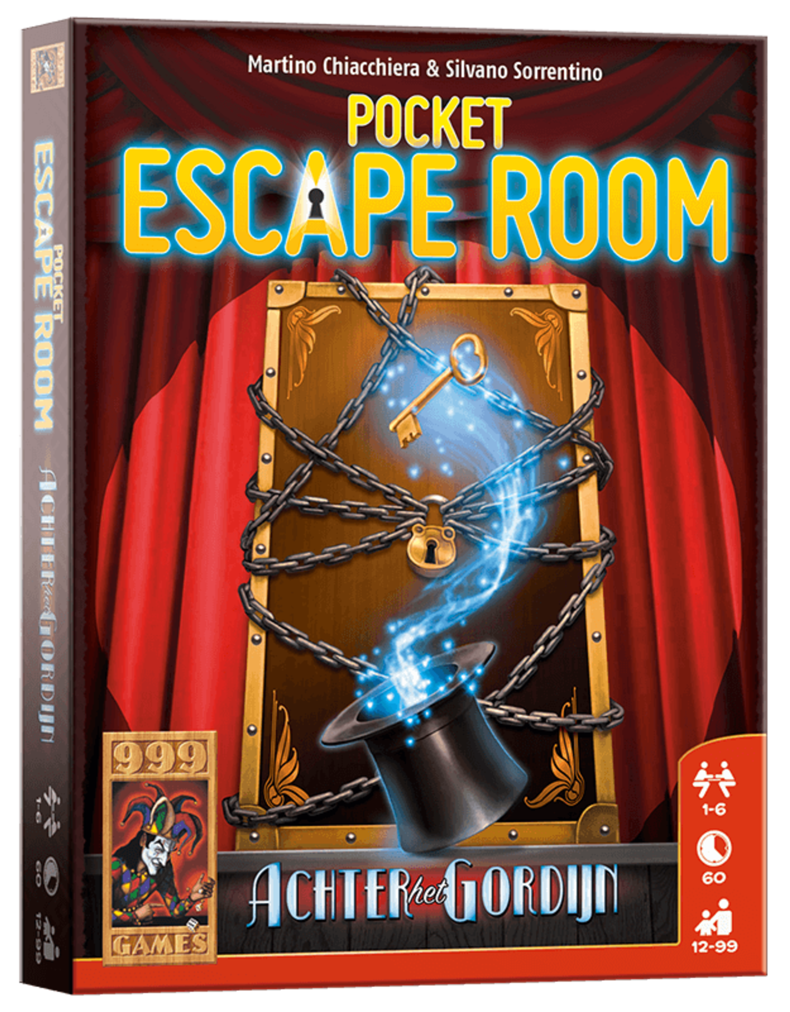 999 Games 999 Games: Pocket Escape Room: Achter het Gordijn - Breinbreker