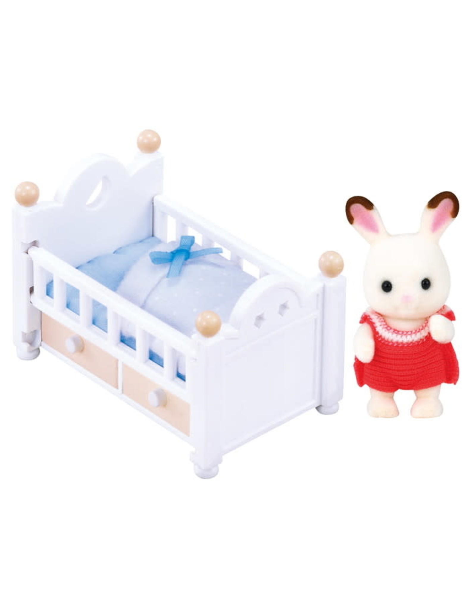 Sylvanian Families Sylvanian families 5017 Set Baby Chocoladekonijn (babybedje)