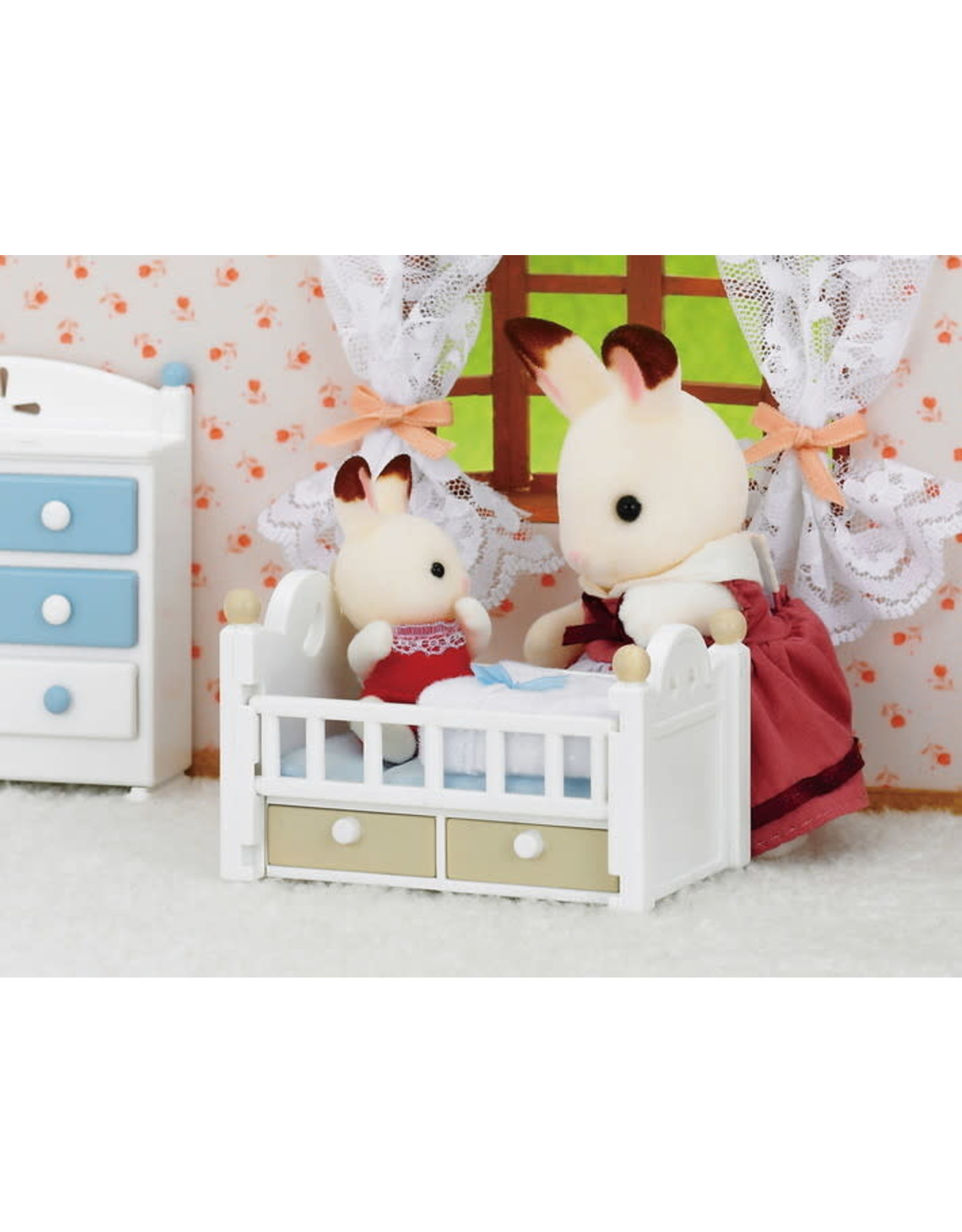 Sylvanian Families Sylvanian families 5017 Set Baby Chocoladekonijn (babybedje)