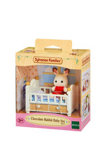 Sylvanian Families Sylvanian families 5017 Set Baby Chocoladekonijn (babybedje)