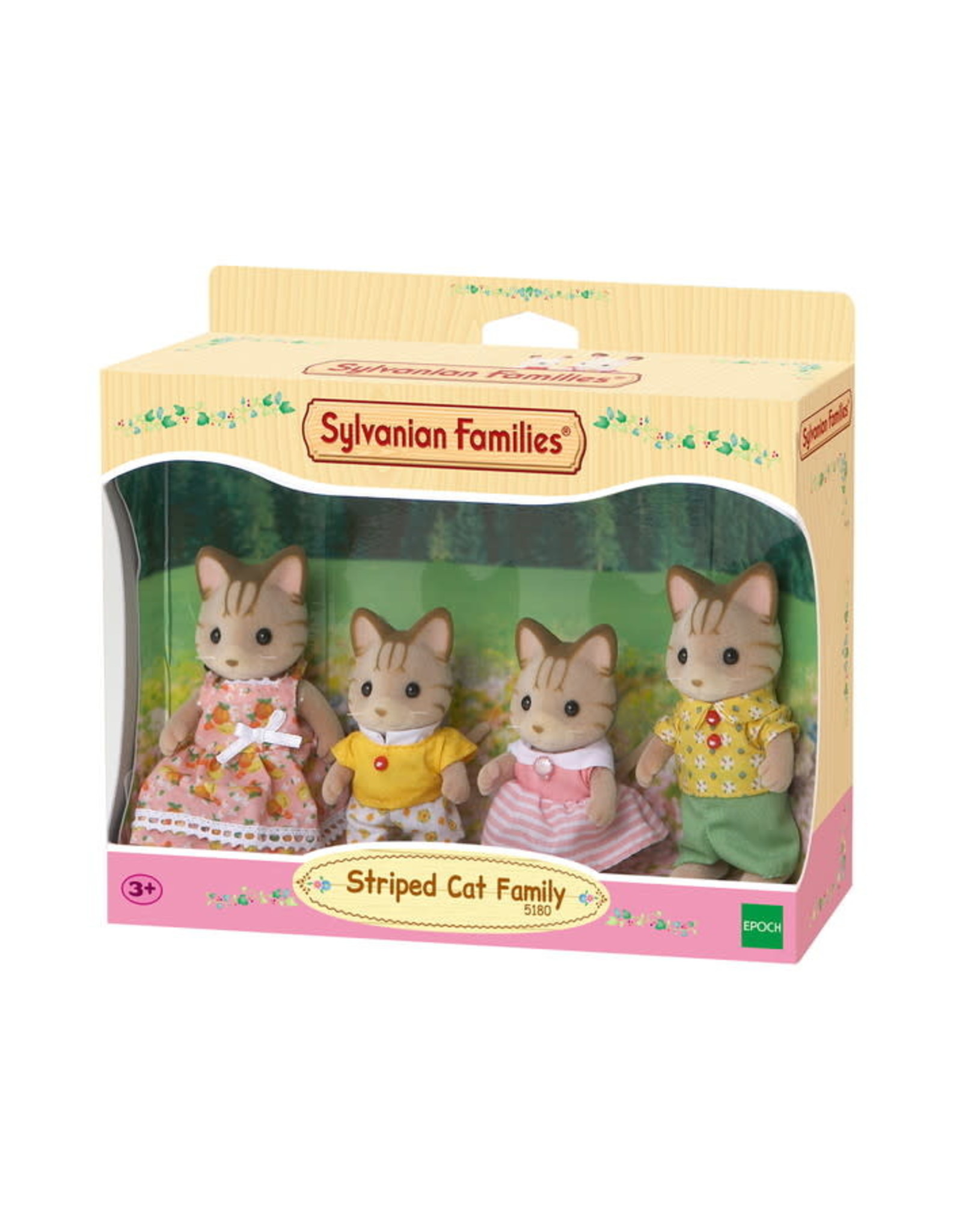 Sylvanian Families Sylvanian Families 5180 Familie Gestreepte Kat