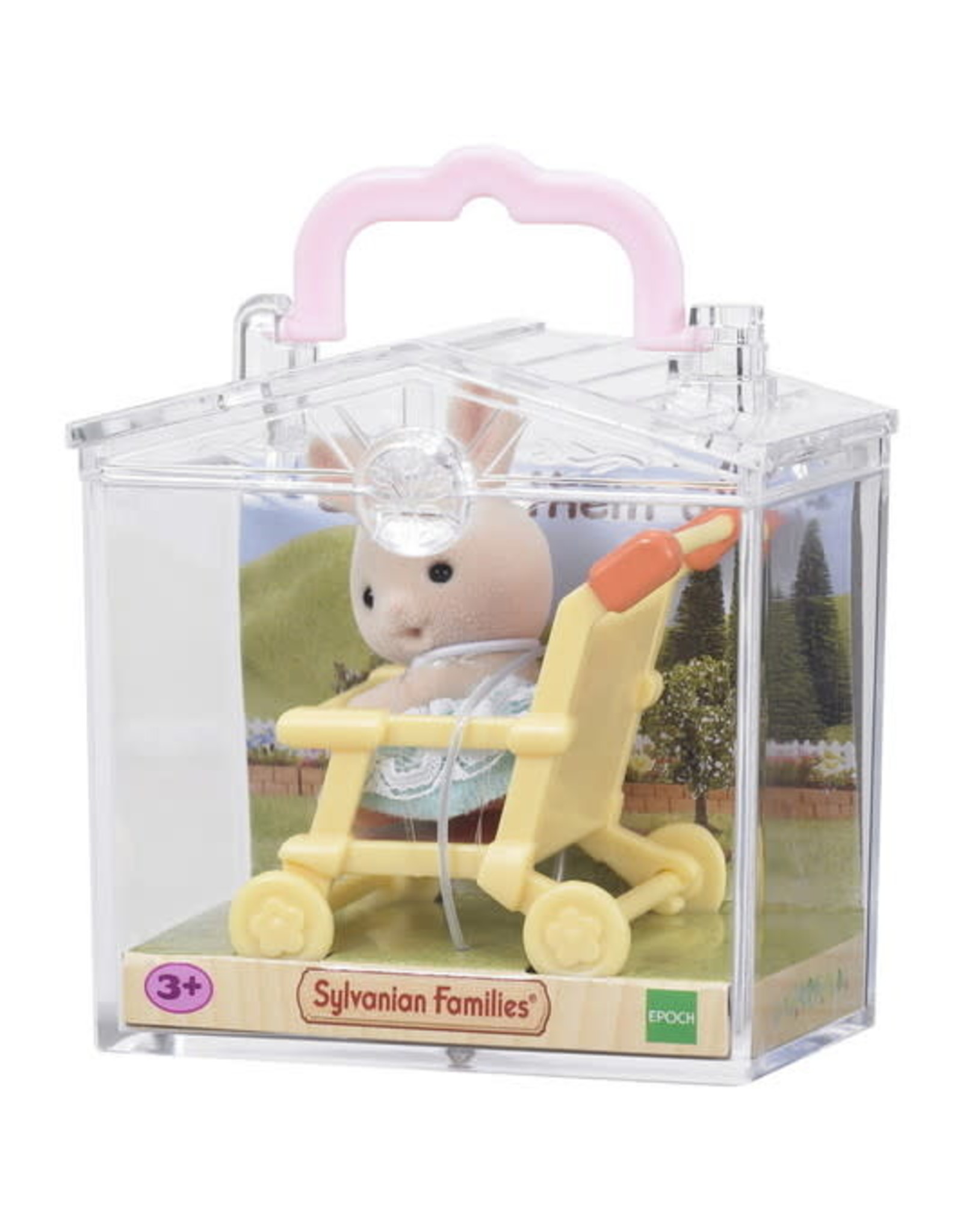 Sylvanian Families Sylvanian Families 5200 Baby Draagdoosje (Konijn in Wandelwagen)