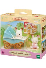 Sylvanian Families Sylvanian Families 5432 Set Tweeling Chocoladekonijn  (Kinderwagen)