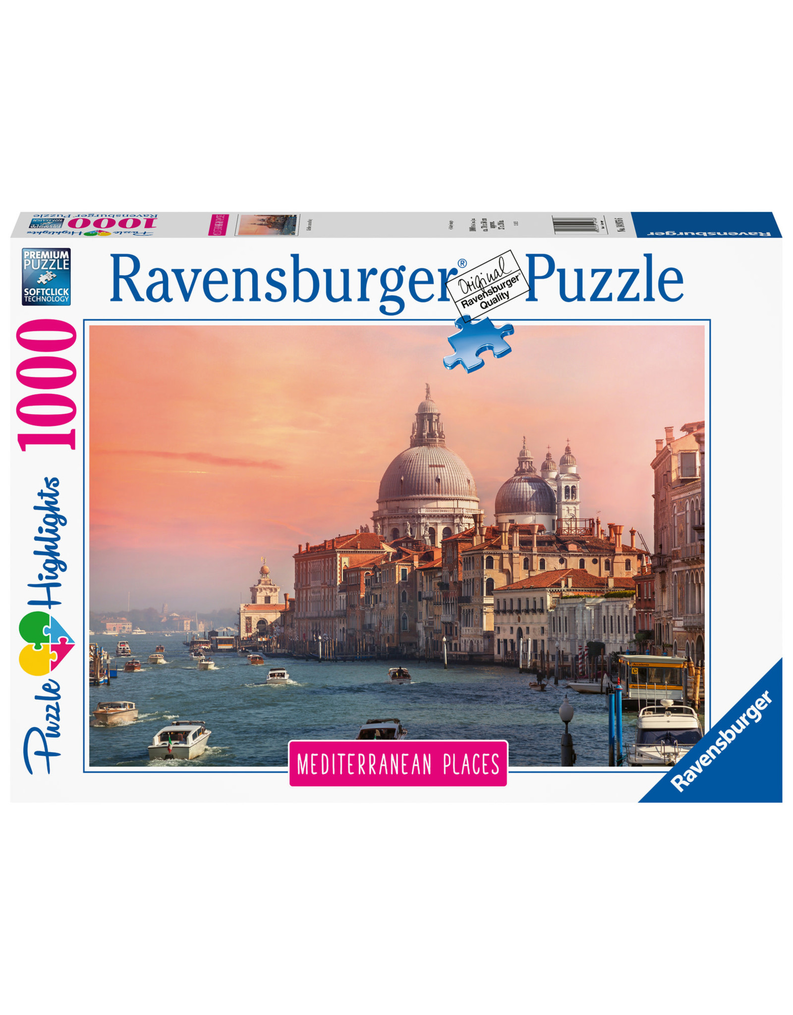 Ravensburger Ravensburger puzzel 149766 Mediterranean Places Italië 1000 stukjes