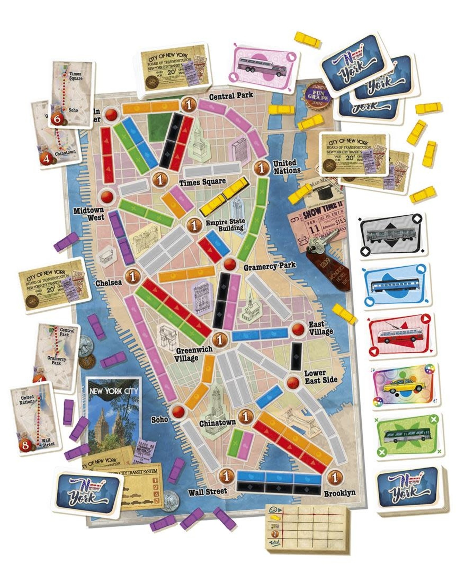 Days of Wonder Ticket to Ride New York  - NL – Bordspel