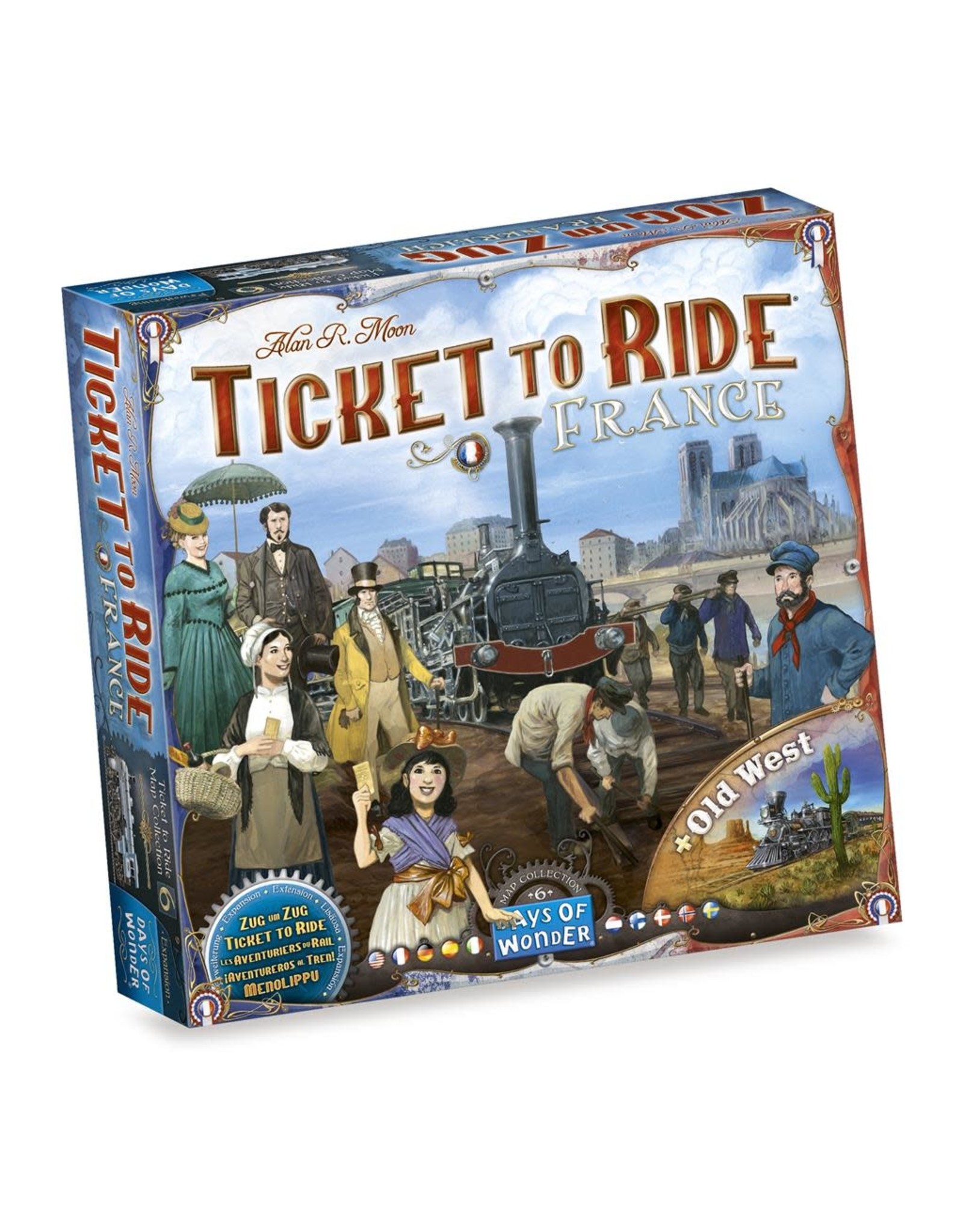 Days of Wonder Ticket to Ride France/Old West – Bordspel