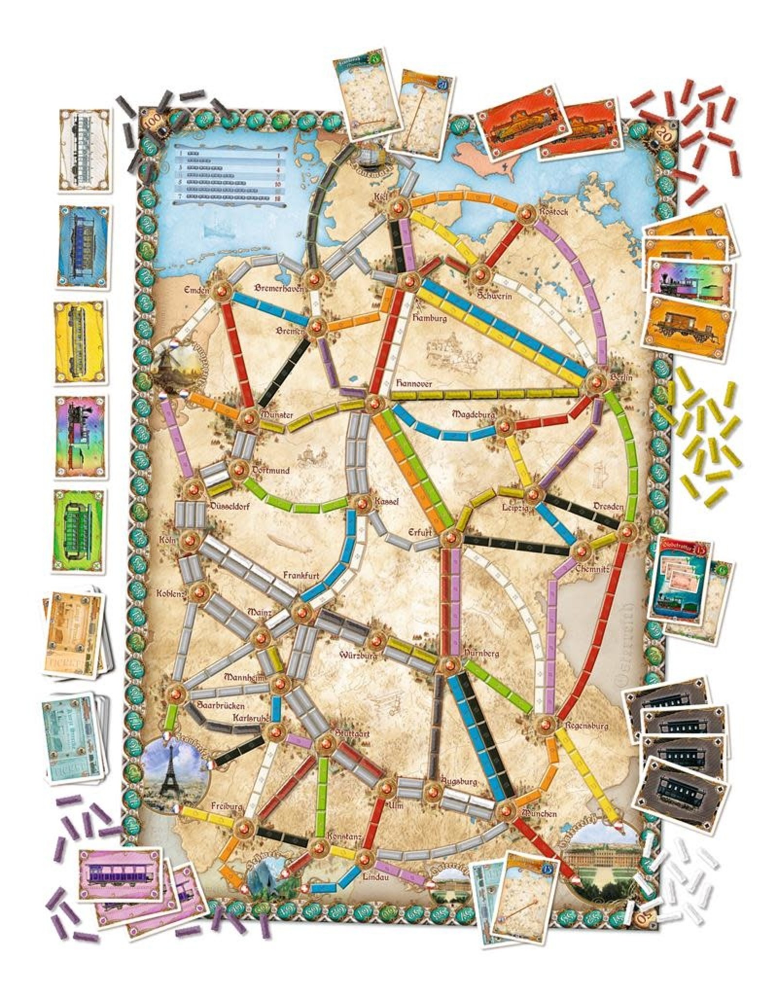 Days of Wonder Ticket to Ride Germany – Bordspel