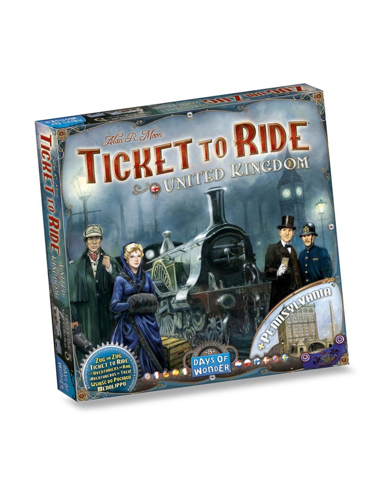 Days of Wonder Ticket to Ride UK/Pennsylvania – Bordspel