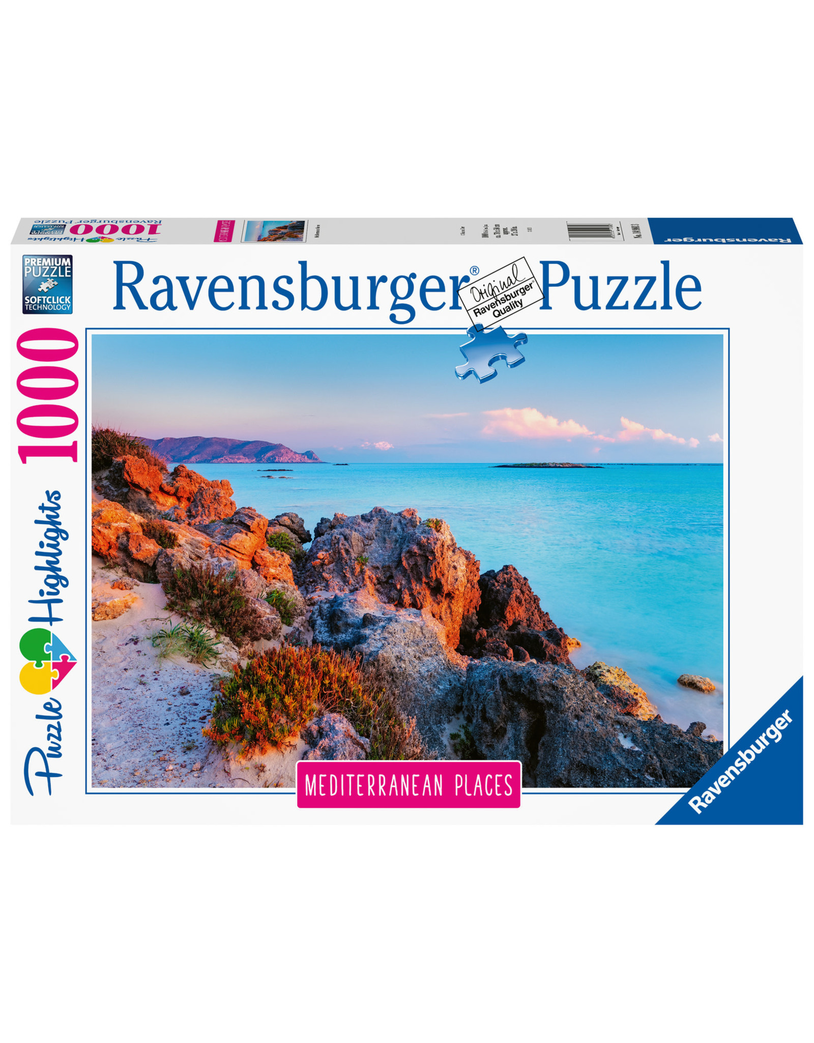 Ravensburger Ravensburger puzzel 149803 Mediterranean Places Griekenland  1000 stukjes