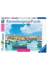 Ravensburger Ravensburger puzzel 149780 Mediterranean Places Malta  1000 stukjes Ravensburger Ravensburger puzzel 149780 Mediterranean Places Malta  1000 stukjes
