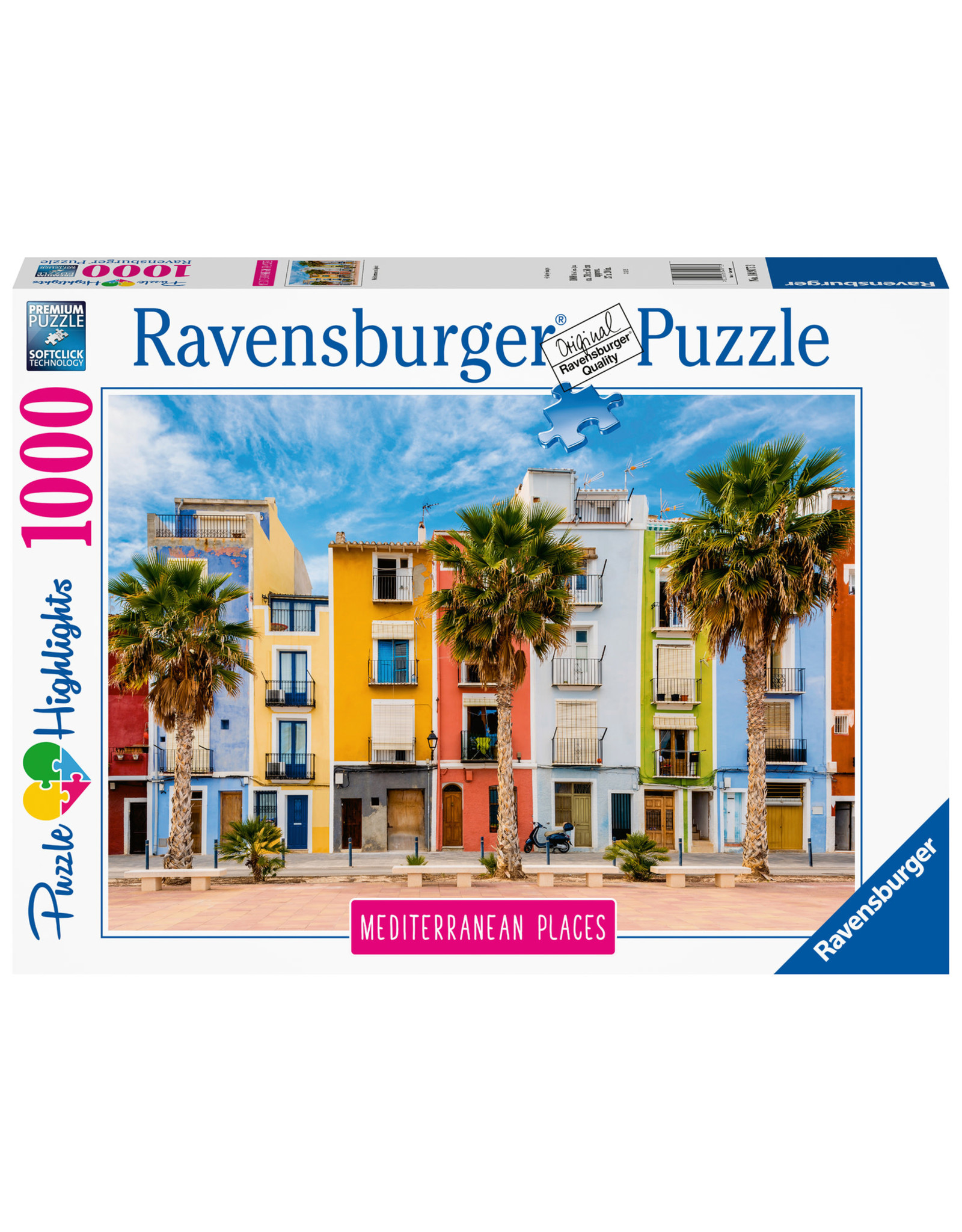 Ravensburger Ravensburger puzzel 149773 Mediterranean Places Spain  1000 stukjes