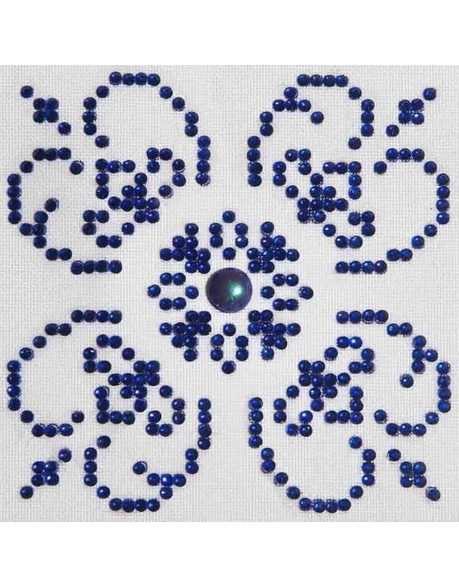 Diamond Dotz Diamond Dotz Blue On White    10 X 10