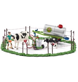 Schleich Schleich Farm World 41428 Koeienfamilie op de Weide