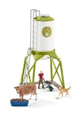 Schleich Schleich Farm World 41429 Voedersilo met Dieren Schleich Schleich Farm World 41429 Voedersilo met Dieren