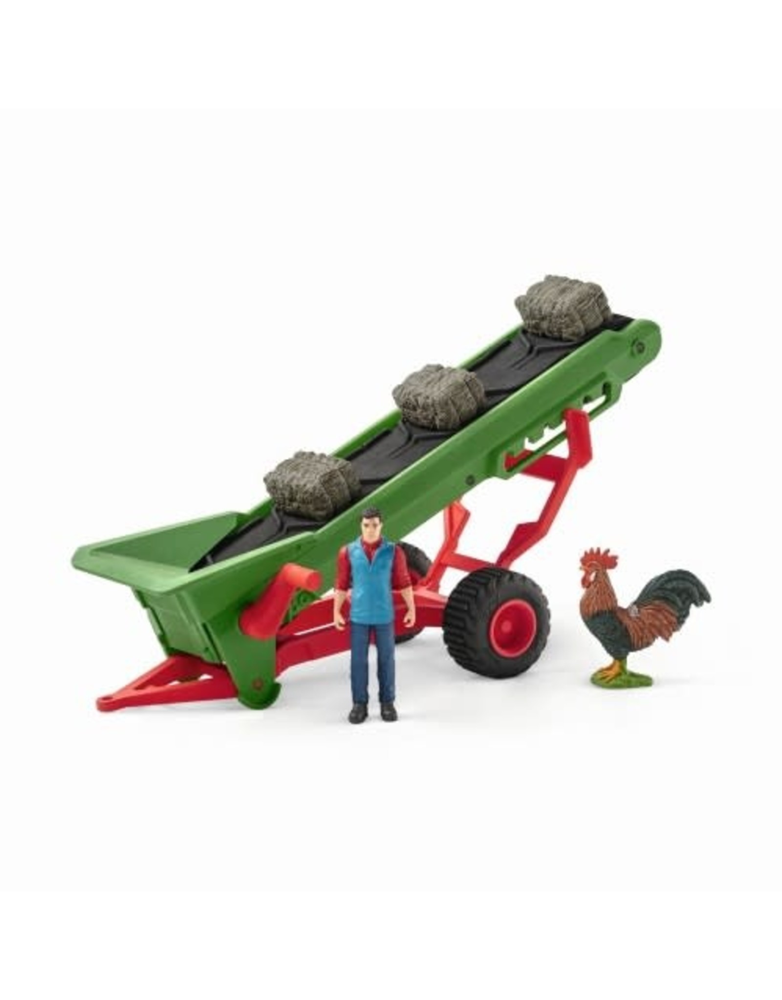 Schleich Schleich Farm World 42377 Schleich Hooi Transportband met Boer