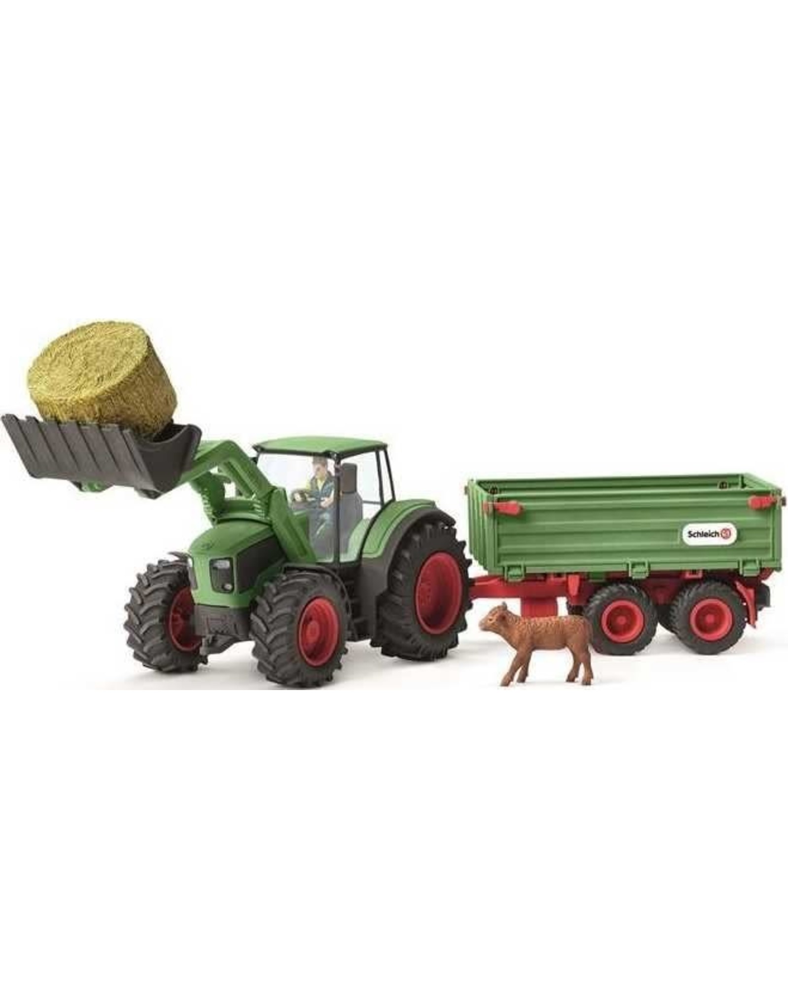 Schleich Schleich Farm World 42379 Schleich Tractor met Aanhangwagen