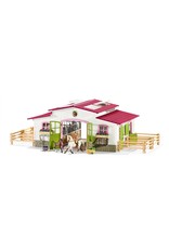 Schleich Schleich Horse Club 42344 Manege met Amazone en Paarden Schleich Schleich Horse Club 42344 Manege met Amazone en Paarden