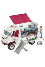 Schleich Schleich Horse Club 42370  Mobiele Dierenarts met Hannover Veulen