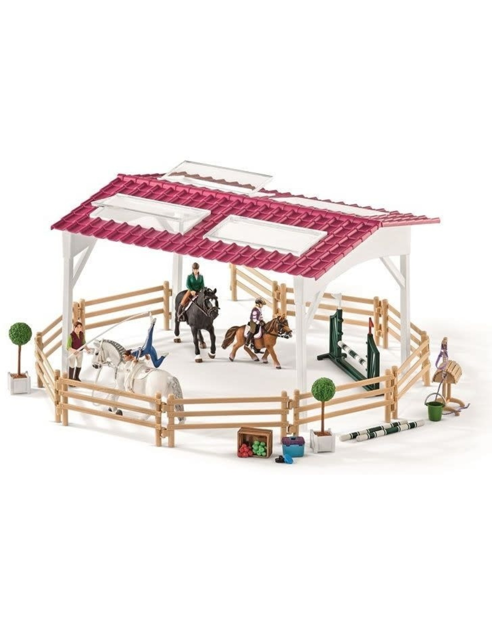 Schleich Schleich Horse Club 42389 Ruiterschool met Ruiter en Paarden