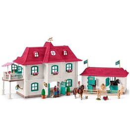 Schleich Schleich Horse Club 42416 Grote Manege met Woonhuis en Stal