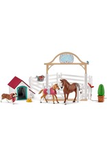 Schleich Schleich Horse Club 42458 Hanna's Gastenpaarden met Hond Ruby