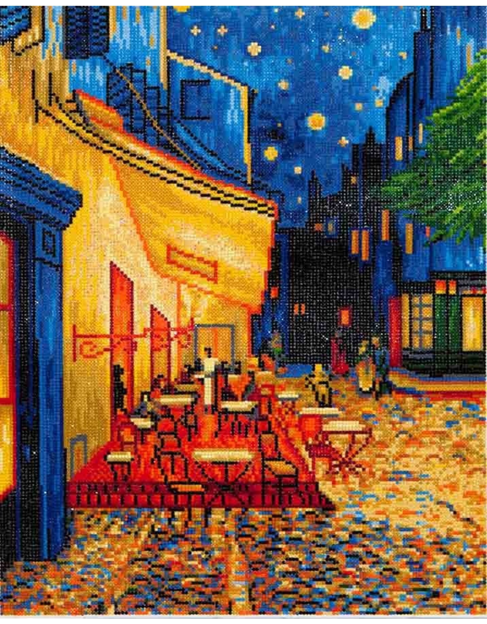 Diamond Dotz Diamond Dotz  Cafe at Night Van Gogh