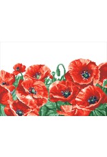 Diamond Dotz Diamond Dotz   Red Poppy Field: 60x42 cm