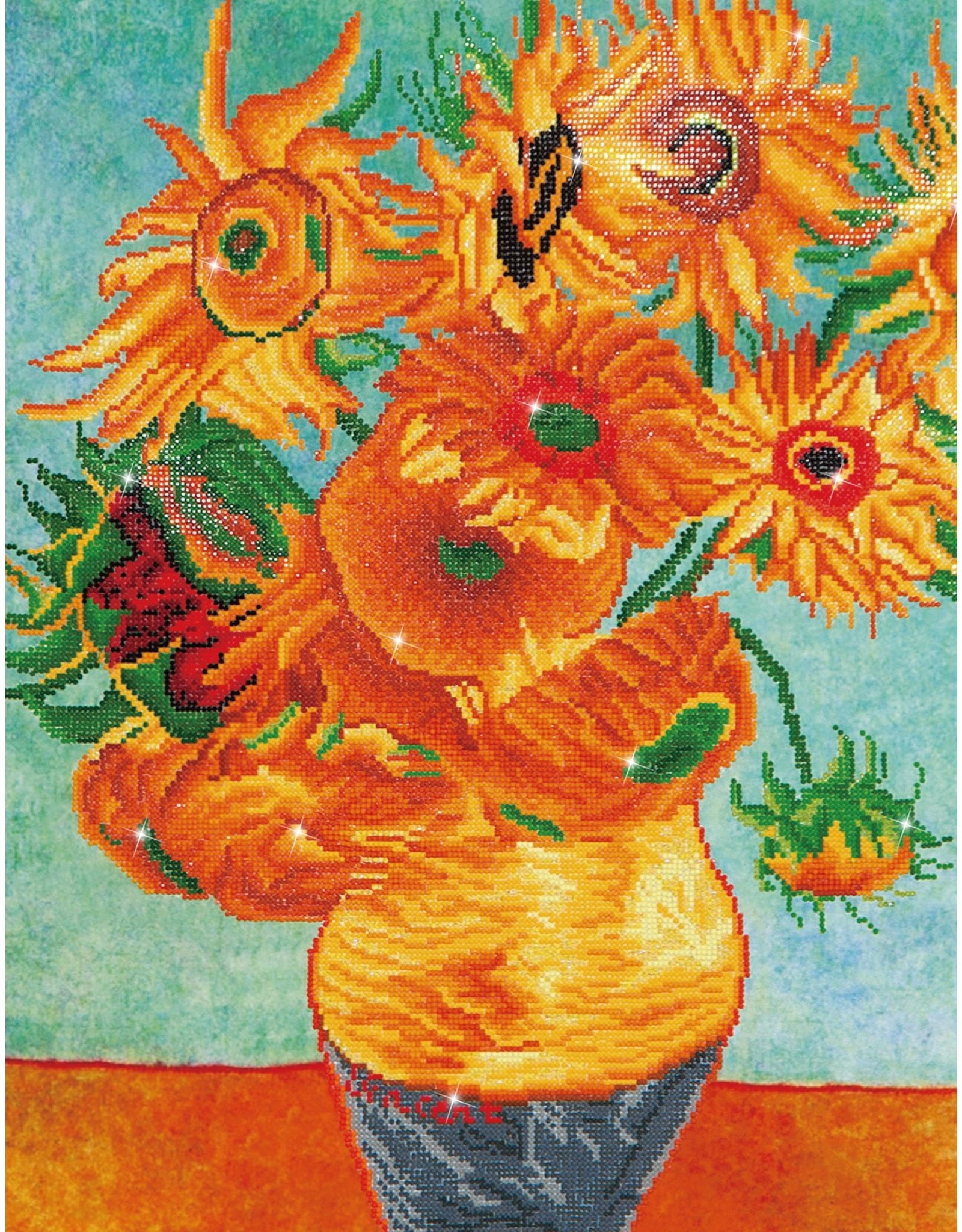 Diamond Dotz Diamond Dotz   Sunflowers by Van Gogh  71x56 cm