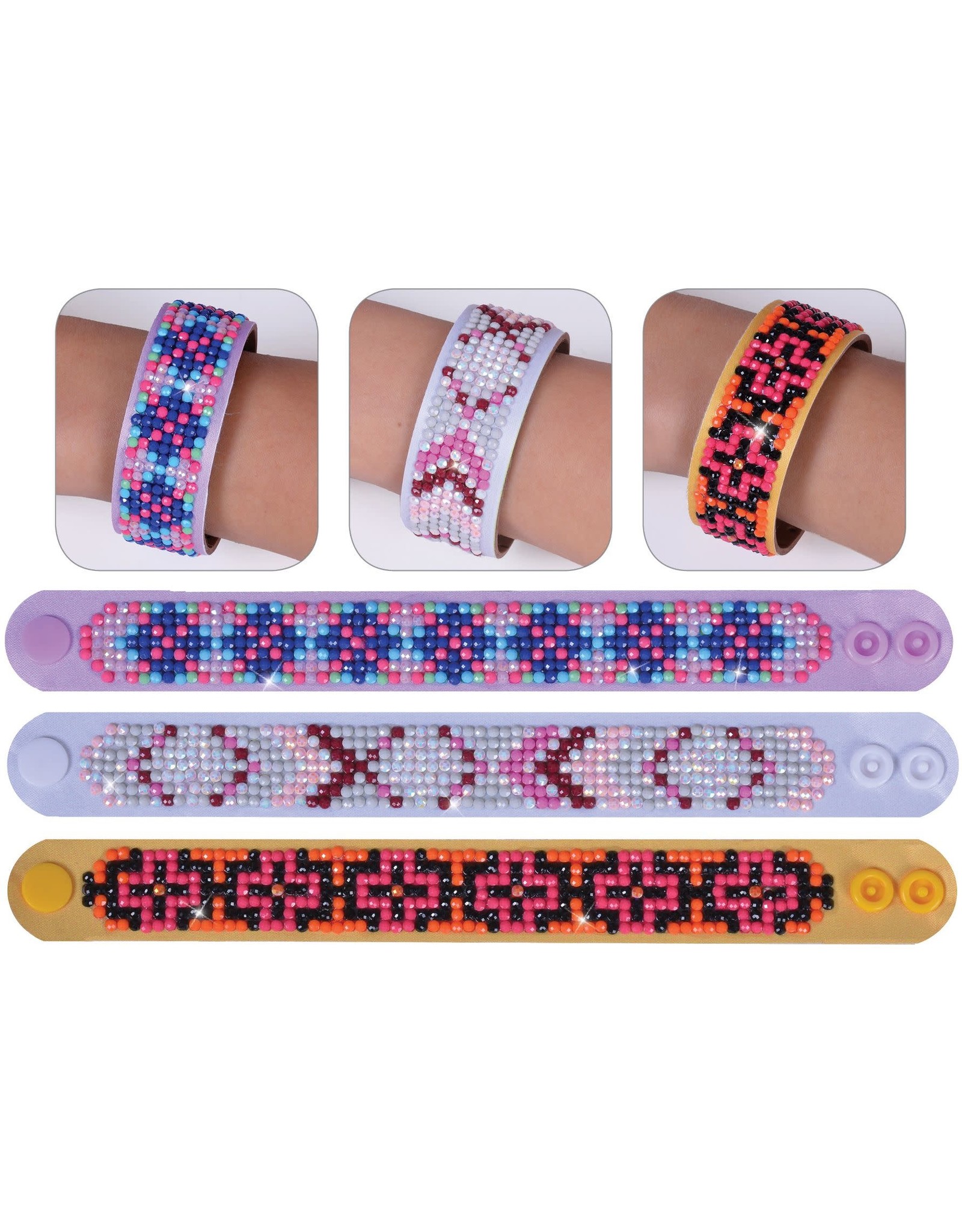 Diamond Dotz Diamond Dotz Armbanden Geometric 3X23cm