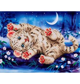 Diamond Dotz Diamond Dotz  Baby Tiger Roly Poly  35x27cm