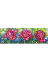 Diamond Dotz Diamond Dotz:  Les Roses du Jardin 82x27cm