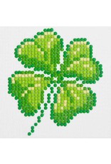 Diamond Dotz Diamond dotz Four Leave Clover  10 X 10