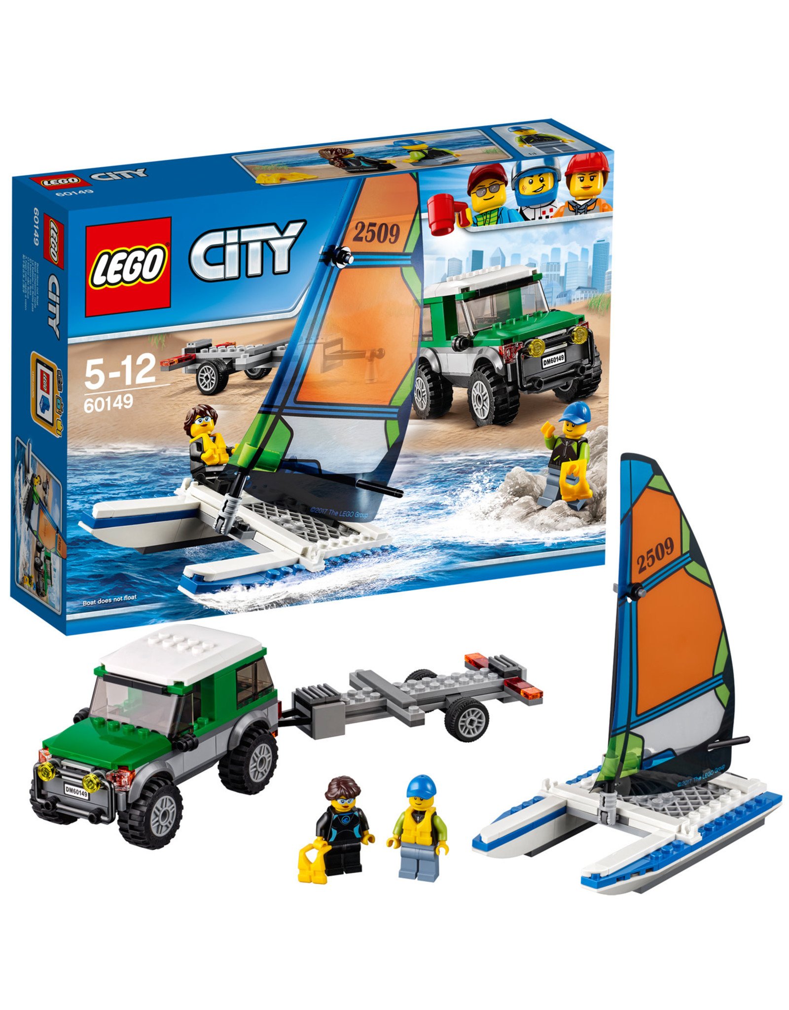 LEGO Lego City 60149 4X4  met  Catamaran