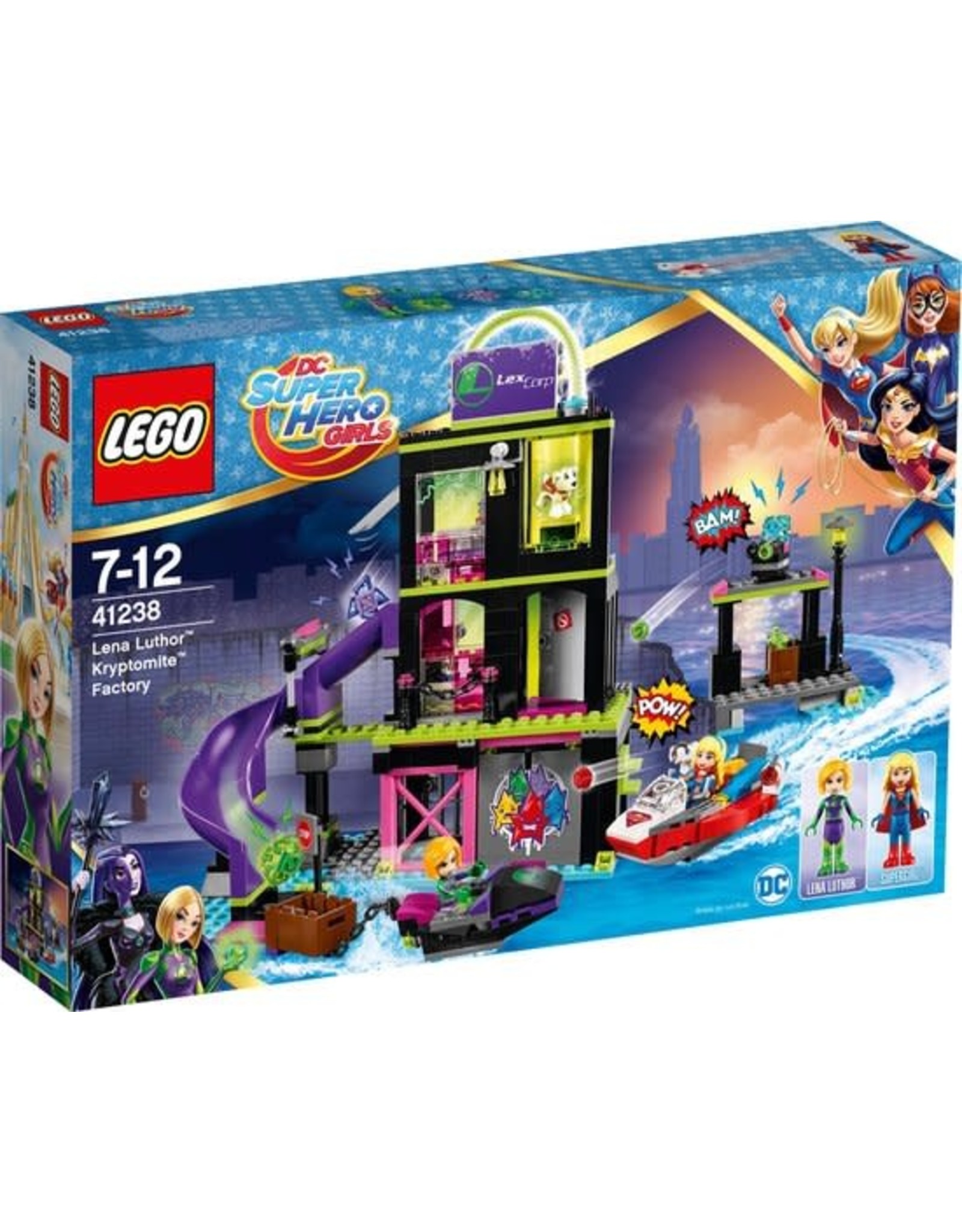 LEGO LEGO DC Super Hero Girls Lena Luthor Kryptomite-fabriek - 41238
