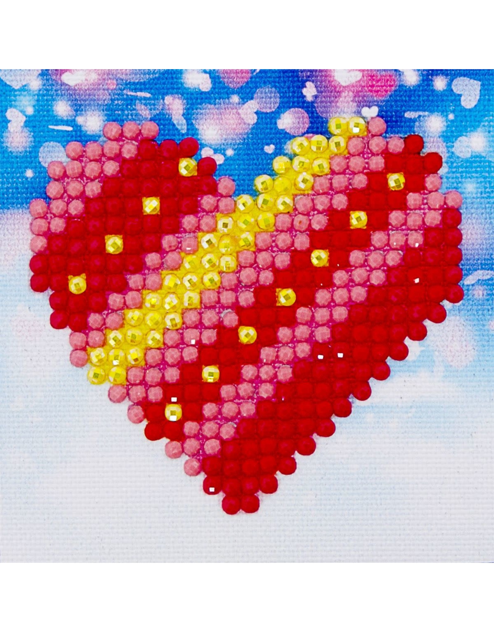 Diamond Dotz Diamond Dotz Patchwork Heart  7 X 7 cm