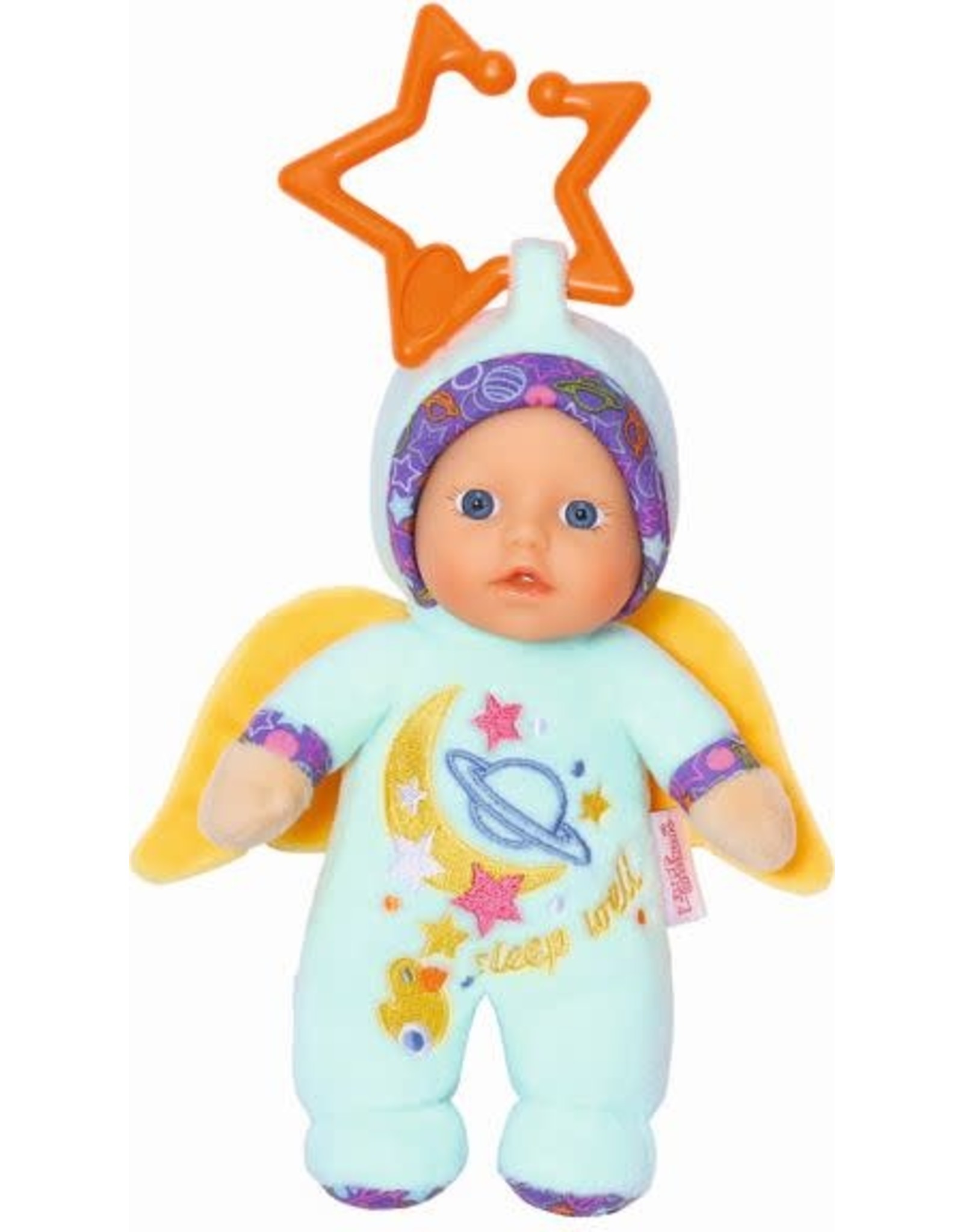 Zapf Baby Born Pop Angel voor Baby's, Blauw (18 cm)