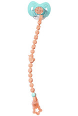 Zapf Magic Baby Born Fopspeen met ketting Roze/Blauw