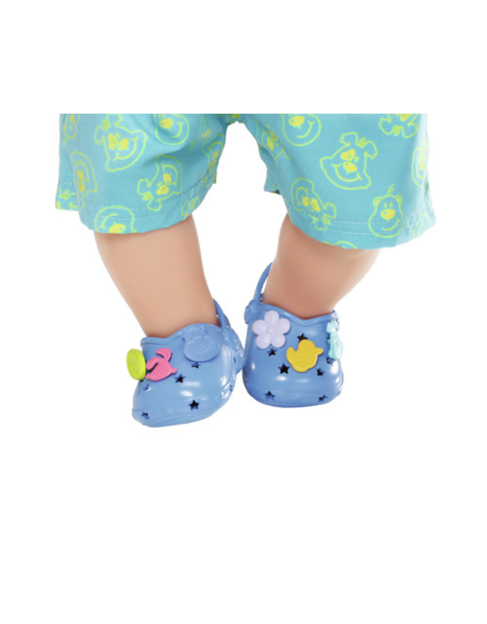 Zapf Baby Born Schoenen met leuke Pins Blauw