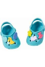 Zapf Baby Born Schoenen met leuke Pins Turquoise