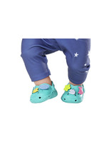 Zapf Baby Born Schoenen met leuke Pins Turquoise