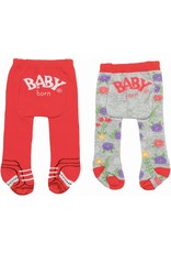 Zapf Baby Born Maillot Trend 2-Pack: Rood/Grijs