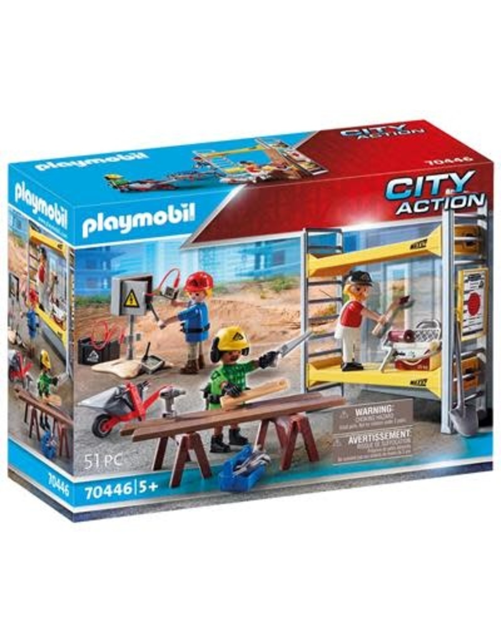 Playmobil Playmobil City Action 70446  Stelling Werklieden