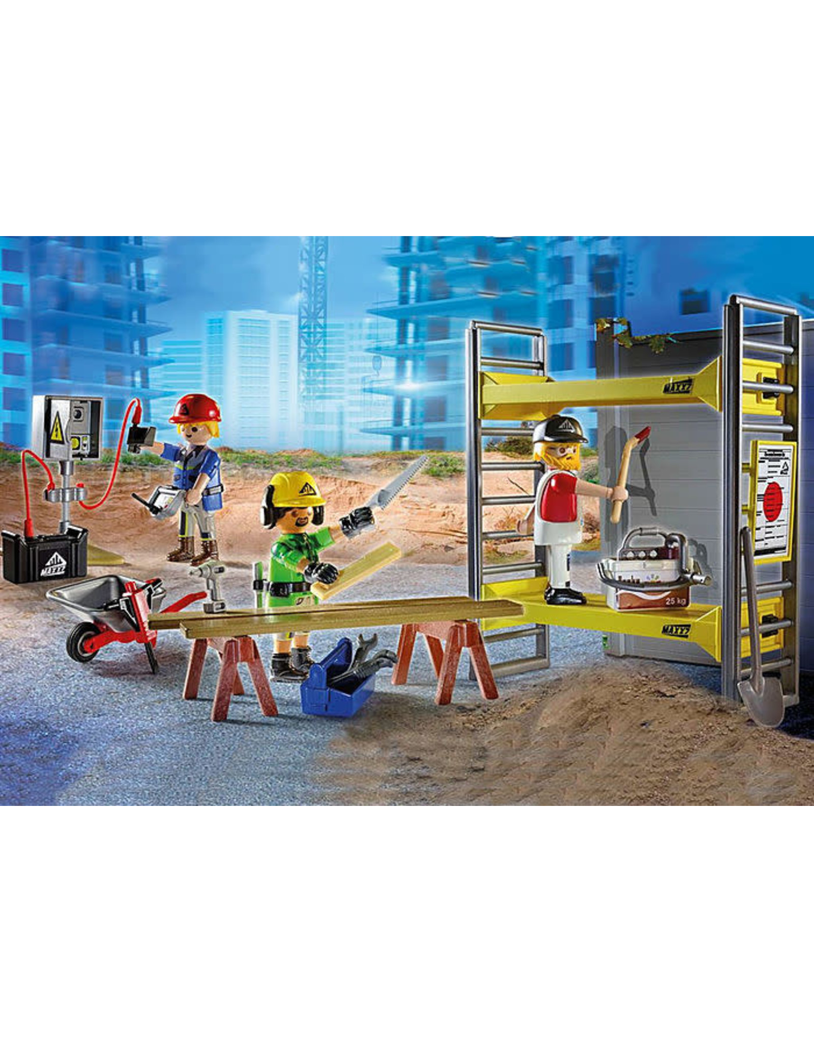 Playmobil Playmobil City Action 70446  Stelling Werklieden