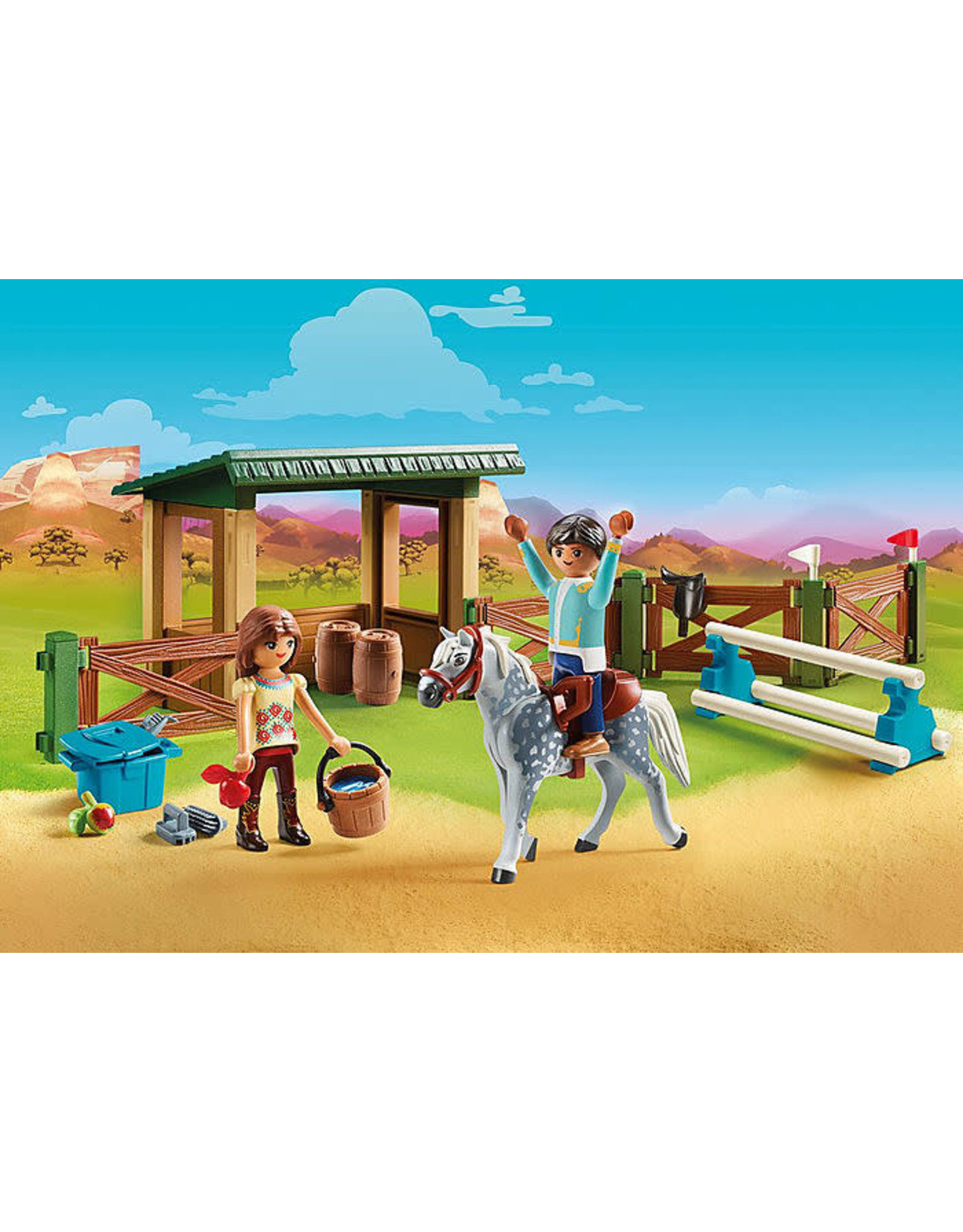 Playmobil Playmobil Spirit 70119 Arena met Lucky en Javier