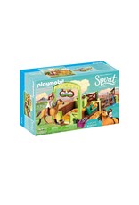 Playmobil Playmobil Spirit 9478  Lucky & Spirit met Paardenbox