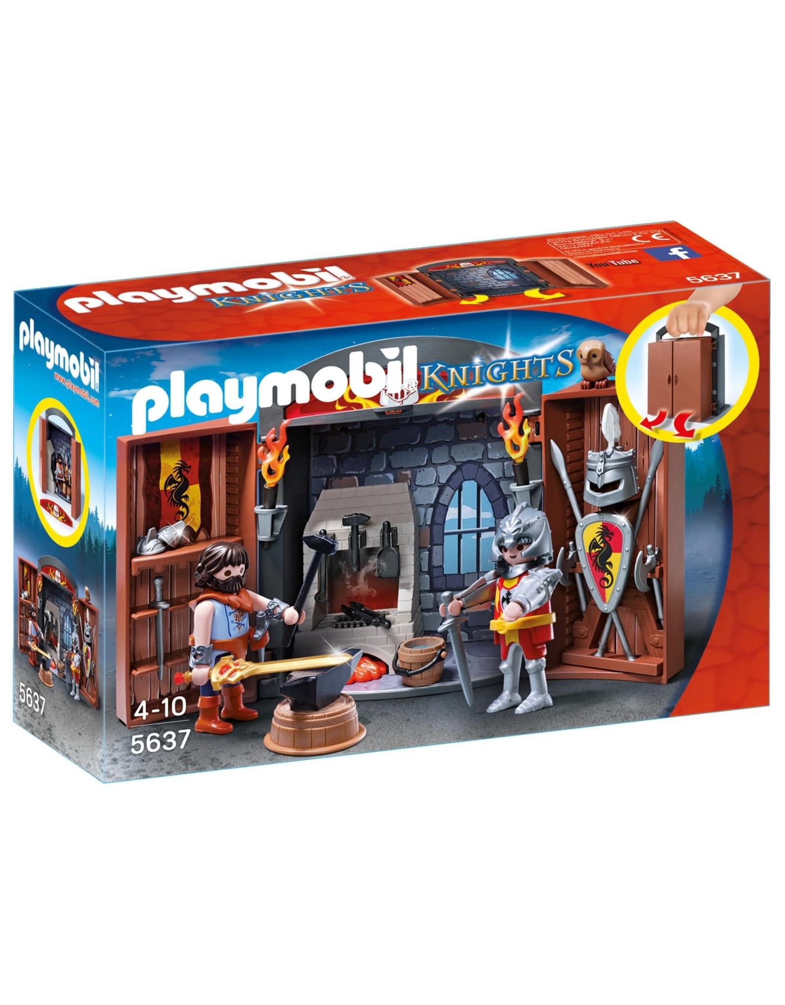 Playmobil Playmobil City Life 5637 Speelkoffer Ridder En Smid