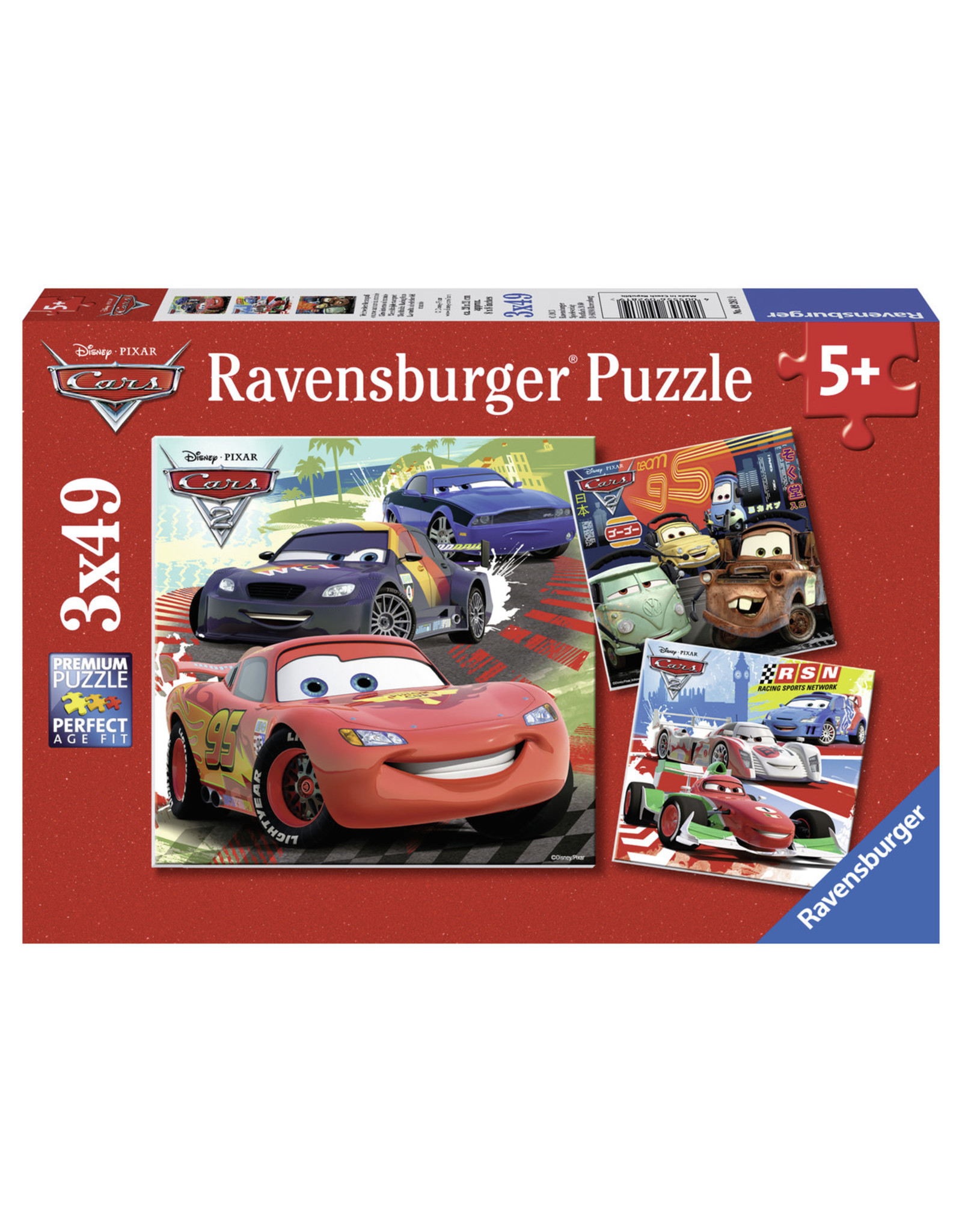 Ravensburger Worldwide Racing Fun 3x49 Cars2