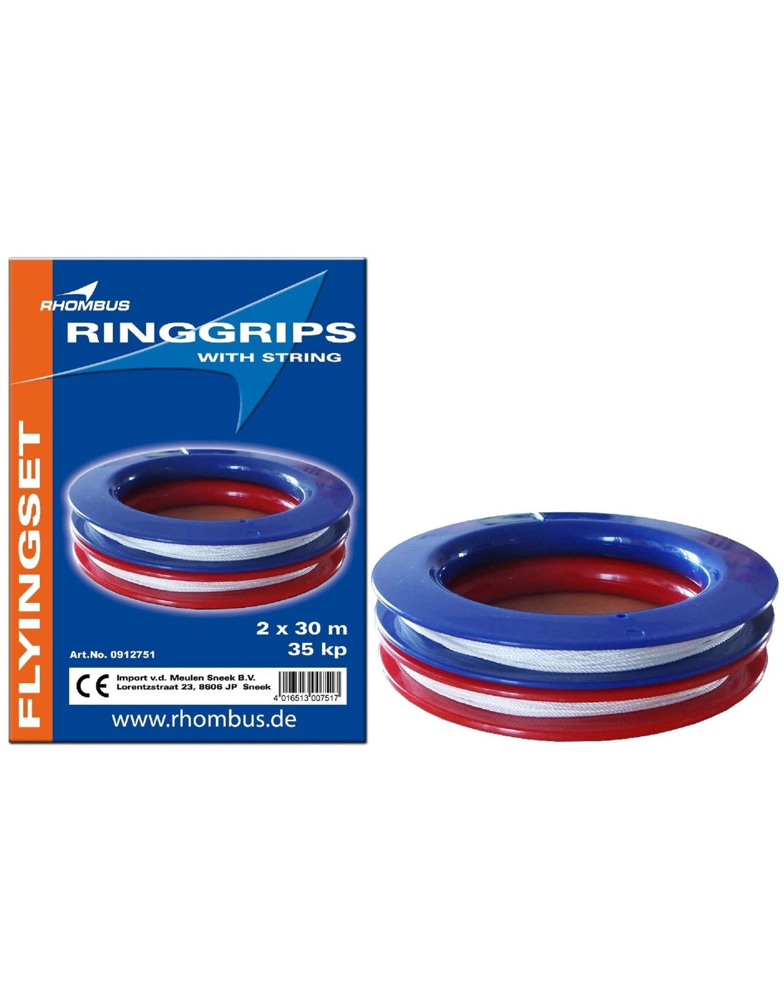Rhombus Vlieger Rhombus 2-Rings 35Kp Dacron 30Mt