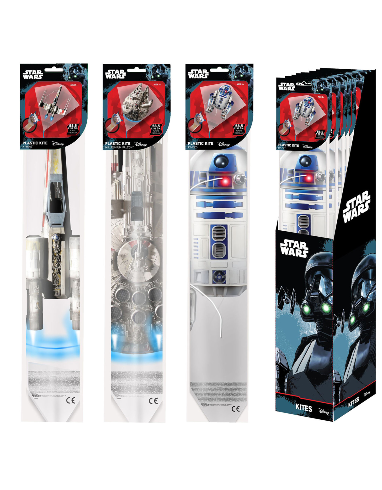 Vlieger Starwars Diamond Assorti (Prijs/Stuk)
